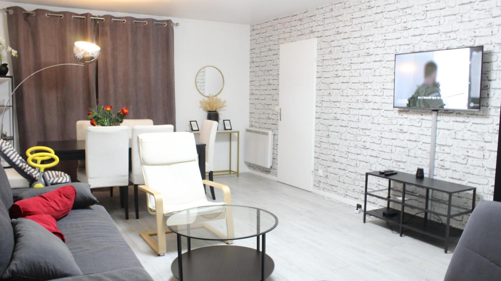Appartement - Proche Rer - 2 Chambres & 4 Lits Double - Paris Orly Courcouronnes Extérieur photo